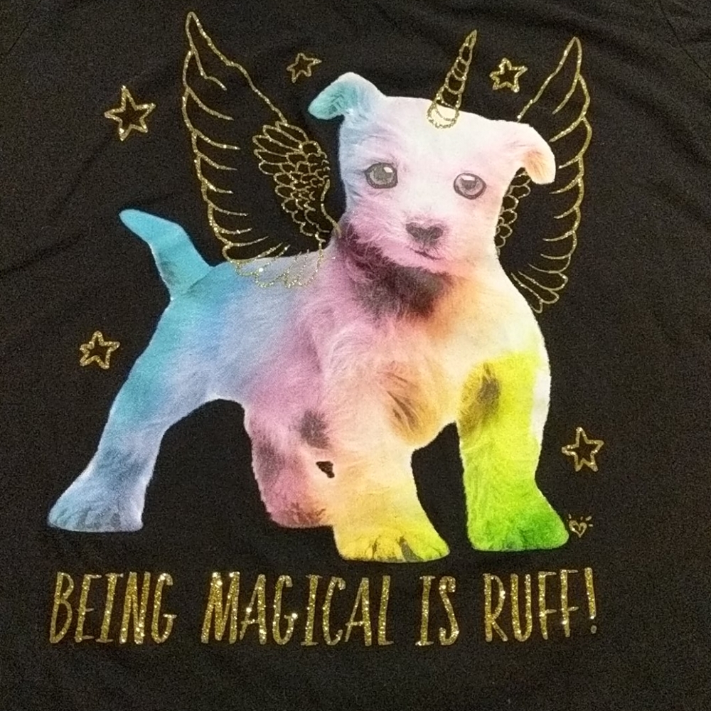 Justice puppy unicorn graphic tee - Picture 2 of 3